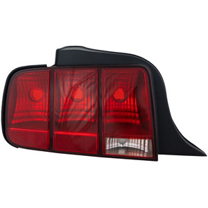 Tail Light Lens and Housing for 2005-2009 Ford Mustang, Left Driver Side, Replacement