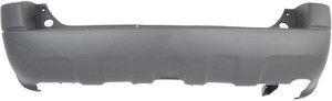 Rear Bumper Cover for Ford Escape 2001-2004, Textured Platinum, XLS/XLT Models without Fender Flares, Replacement