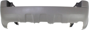 Rear Bumper Cover for 2001-2004 Ford Escape XLS/XLT Models with Fender Flares, Textured Titanium Finish, Replacement