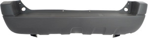 Rear Bumper Cover for Ford Escape 2001-2004, Textured Platinum, Suitable for XLS/XLT Models with Fender Flares, Replacement