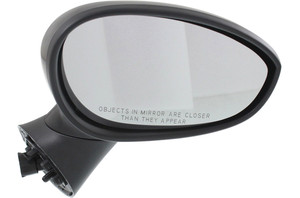 Power Mirror for FIAT 500 Hatchback Type 1 (2012-2018), Right Passenger, Manual Folding, Heated, Paintable, Replacement