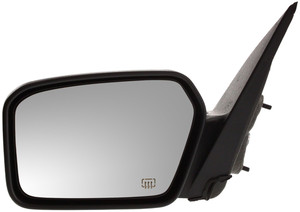 Power Mirror for 2006-2010 Ford Fusion and 2006-2009 Mercury Milan, Left Driver, Non-Folding, Heated, Paintable/Textured, 2 Caps without Puddle Light, Excludes Hybrid Model, Replacement