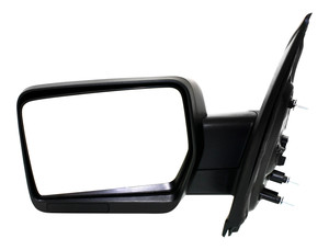 Power Mirror for Ford F-150 2009-2010, Left Driver, Non-Towing, Manual Folding, Non-Heated, Textured Standard, without Auto Dimming, Blind Spot Detection, Memory, and Signal Light, Excludes SVT Raptor- Replacement