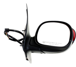 Power Mirror for Ford Expedition 2000-2000, Lincoln Navigator 2000-2002, Right Passenger, Non-Towing, Manual Folding, Heated, Paintable, with In-housing Signal Light and Memory, without Auto Dimming and Blind Spot Detection, Replacement