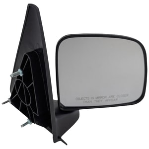 Manual Adjust, Manual Folding Paddle Style Mirror for Ford Ranger 1993-2005, Mazda Pickup 1994-2002, Right Passenger Side, Non-Heated, Textured, Replacement
