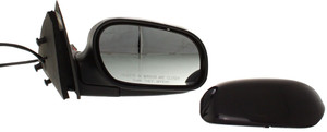 Power Mirror for Ford Crown Victoria/Grand Marquis 2009-2011, Right Passenger, Manual Folding, Heated, Paintable, without Auto Dimming, Blind Spot Detection, Memory, and Signal Light, Replacement