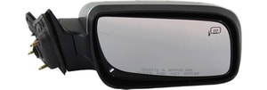Power Mirror for Ford Sable/Taurus 2008-2009, Right Passenger, Manual Folding, Heated, Chrome, with Memory and Puddle Light, Replacement