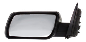 Power Mirror for Ford Flex 2009-2012, Left Driver, Manual Folding, Heated, Paintable, w/o Memory and Puddle Light, Replacement