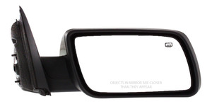 Power Mirror for Ford Flex 2009-2012, Right Passenger, Manual Folding, Heated, Paintable, without Memory and Puddle Light, Replacement