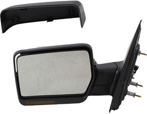 2007 - 2008 Ford F-150 Side View Mirror Assembly / Cover / Glass Replacement - Left Driver Side
