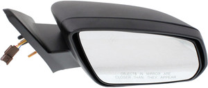 Right Passenger Power Mirror for Ford Mustang 2010-2010, Non-Folding, Non-Heated, Paintable, Textured, with 2 Caps, Replacement