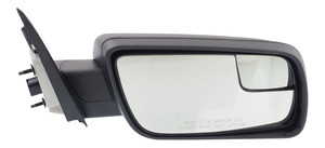 Power Mirror for Ford Flex 2013-2019, Right Passenger, Manual Folding, Non-Heated, Textured, Replacement