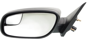 Power Mirror for Ford Taurus 2012-2019, Left Driver Side, Manual Folding, Non-Heated, Textured, with Blind Spot Glass, without Memory and Puddle Light, for Police & SE Models, Replacement