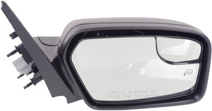 Power Mirror for Ford Fusion 2011-2012, Right Passenger, Non-Folding, Heated, Textured, with Blind Spot Glass and Puddle Light, Replacement