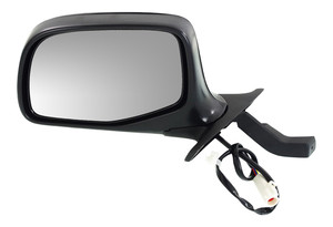 Power Mirror for Ford F-Series 1992-1997 Left Driver, Non-Towing, Manual Folding, Non-Heated, Chrome, Paddle Style, without Lightning Model and Performance Package, Replacement