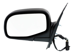 Power Mirror for Ford Explorer 1995-2001/Explorer Sport 2001-2003, Left Driver, Manual Folding, Non-Heated, Textured, 5-Wires, without Auto Dimming, BSD, Memory, and Signal Light, Replacement
