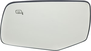 Heated Mirror Glass with Backing Plate for 2008-2009 Ford Escape/Mercury Mariner, Left Driver Side, Replacement