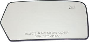 Mirror Glass for Ford Expedition, Lincoln Navigator 2007-2011, Right Passenger, Non-Towing, Heated, with Backing Plate, Replacement