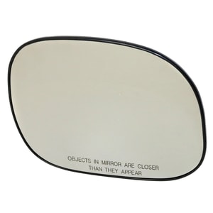 Mirror Glass for Ford Expedition 1997-2002, F-150, F-250 1997-2004, Right Passenger, Non-Towing, Non-Heated, with Backing Plate, without Signal Light, Replacement