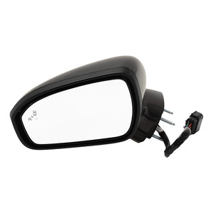 Power Mirror for 2018-2020 Fusion, Left Driver, Manual Folding, Heated, Paintable, with Blind Spot Detection, Memory, Puddle Light & Signal Light, Suitable for 2017-2019 Energi Models up to 9-3-2018, Replacement