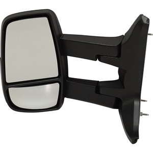 Towing Mirror for Ford Transit Van 2015-2019, Left Driver, Manual Adjust & Fold, Non-Heated, Textured, w/ Long Arm, w/ Low Roof, Replacement