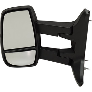 Towing Mirror for Ford Transit Van 2015-2019, Left Driver Side, Manual Adjust & Folding, Heated, Textured, with Long Arm, Compatible with Medium/High Roof, Replacement