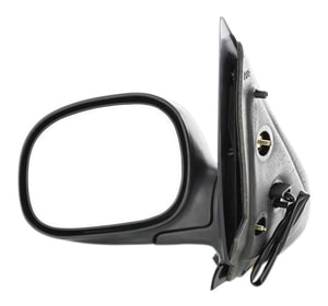 Power Mirror for Ford Expedition 1998-2002, Left Driver, Non-Towing, Manual Folding, Non-Heated, Paintable, Contour Style, without Auto Dimming, Blind Spot Detection, Memory, and Signal Light, Replacement