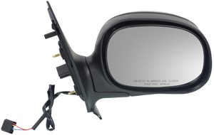 Power Mirror for Ford Expedition 1998-2002, Right Passenger, Non-Towing, Manual Folding, Non-Heated, Paintable, Contour Style, without Auto Dimming, Blind Spot Detection, Memory, and Signal Light, Replacement