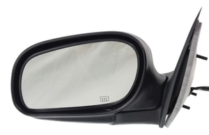 Power Mirror for 2002-2008 Ford Crown Victoria & 2003-2008 Mercury Grand Marquis, Left Driver, Manual Folding, Heated, Paintable, Replacement