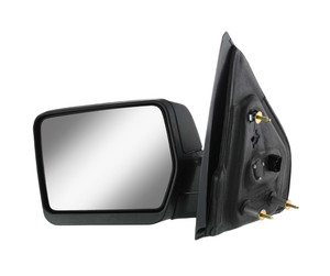 Power Heated Textured Mirror for Ford F-150 2004-2008 Left Driver, Non-Towing, Manual Folding, without Auto Dimming, Blind Spot Detection, Memory, and Signal Light, New Body Style, Replacement
