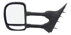 Towing Mirror for Ford Econoline Van 2003-2014, Left Driver, Manual Adjust & Folding, Non-Heated, Textured, w/o Auto-Dimming, Blind Spot Detection, Memory, and Signal Light, Replacement