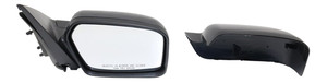 Right Passenger Side Mirror for Ford Fusion 2006-2010, Milan 2006-2009, Power Adjustable, Non-Folding, Non-Heated, Includes 1 Paintable & 1 Textured Black Cap, Without Puddle Light, Not for Hybrid Models, Replacement