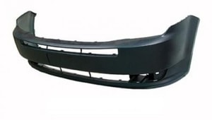Front Bumper Cover for Ford Flex 2009-2012, Primed (Ready to Paint), without Active Park Assist Sensor Holes, CAPA-Certified, Replacement