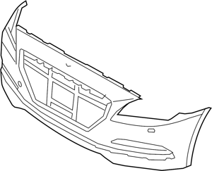 2022 - 2024 Ford Expedition Front Bumper Molding