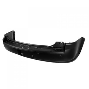 Rear Bumper Cover for Ford Flex 2010-2012, Primed (Ready to Paint), without Towing Package, with Sensor Hole, Non-Turbo, CAPA-Certified, Replacement