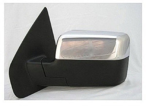 2007 - 2008 Ford F-150 Side View Mirror Assembly / Cover / Glass Replacement - Left Driver Side