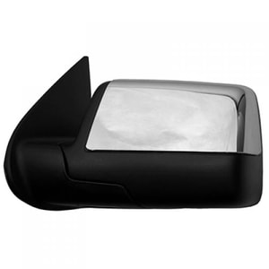 Outside Rear View Mirror Assembly for 2006 - 2010 Ford Explorer Sport Trac, Power, Heated, Left Driver Side with Chrome Cap, Paint to Match, Replacement,  6L2Z17683EAA-PFM