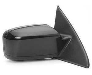 Right Passenger Side Outside Rear View Mirror Assembly with Textured Cover and Glass Replacement for 2006 - 2009 Ford Fusion, Heated without Puddle Light,  6E5Z17682C-PFM