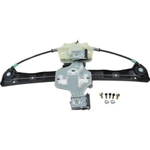 Rear Left Driver Door Glass Regulator for 2006 - 2012 Mercury Milan, Power Window Motor and Regulator Assembly, Gas Hybrid,  8E5Z5427001A-PFM, Replacement