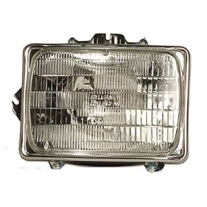 Left Driver Headlight Assembly Sealed Beam for 1981 - 2007 Ford E-150 Club Wagon, Front Replacement Headlight Housing/Lens/Cover, Halogen, includes Adjusting Ring/Retaining Ring,  F3UZ13007A-PFM