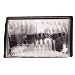 Left Driver Headlight Assembly for 1987 - 1993 Ford Mustang, Front Headlight Assembly Replacement Housing/Lens/Cover, Composite, E9ZZ13008B, Replacement