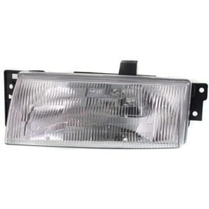 Left Driver Headlight Assembly for 1991 - 1996 Mercury Tracer, Front Headlight Assembly Replacement Housing / Lens / Cover, Composite,  F1KY13008B, Replacement