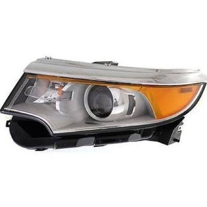 2011 - 2014 Ford Edge Front Headlight Assembly Replacement Housing / Lens / Cover - Left Driver Side - (Limited + SE + SEL)