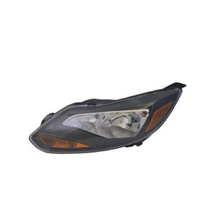 2012 - 2014 Ford Focus Front Headlight Assembly Replacement Housing / Lens / Cover - Left Driver Side - (Titanium Sedan + Hatchback)