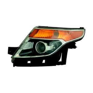 2011 - 2015 Ford Explorer Front Headlight Assembly Replacement Housing / Lens / Cover - Left Driver Side