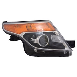 2011 - 2015 Ford Explorer Front Headlight Assembly Replacement Housing / Lens / Cover - Right Passenger Side