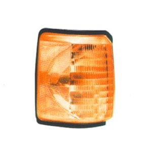Right Passenger Parking Light Assembly for 1987 - 1991 Ford Bronco, Lens Cover, without Black & Chrome Trim,  E9TZ13200D Replacement