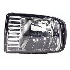 Fog Light Assembly for 2000 - 2002 Lincoln LS, Left Driver Side, Replacement Housing/Lens/Cover, Rectangular Design;  XW4Z15200DA Replacement