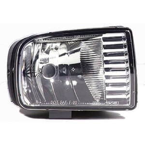 Right Passenger Fog Light Assembly for 2000 - 2002 Lincoln LS, Replacement Housing / Lens / Cover, Rectangular Design,  XW4Z15200CA, Replacement