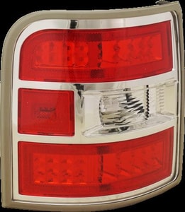 Tail Light Assembly for Ford Flex 2009-2011, LED, Left Driver, Limited/Titanium Models - CAPA-Certified, Replacement